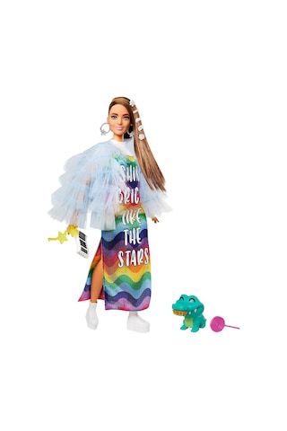 Barbie Ekstra Sarı Ceketli Bebek Gyj78