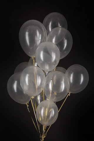 Şeffaf Balon 100 Adet 12 İnç Lateks Balon