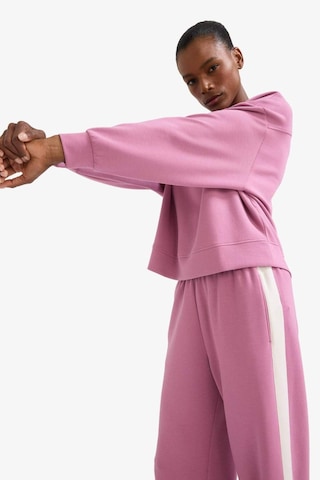Defacto Defactofit Oversize Geniş Kalıp Bisiklet Yaka Modal Sporcu Sweatshirt E8954ax25aubr95 Bordo