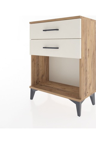 Arges Komodin 4 Çekmeceli 60x30x80 Çam-aytaşı Çam