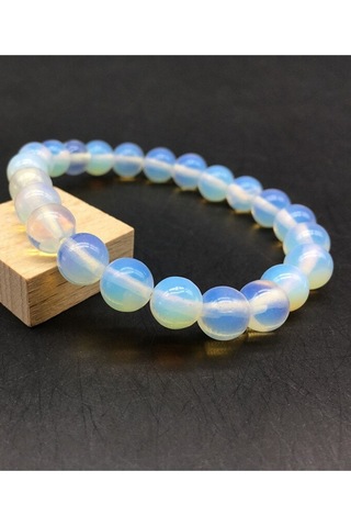 Gümüştel El Sanatları Sertifikalı Opal Taşı Bileklik Aaa Kalite Orijinal Opal Taşı Doğal Taş Bileklik Çok Renkli