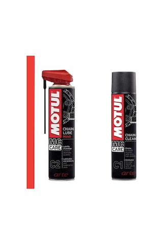Motul C1- C2 Motosiklet Zincir Yağlama Ve Temizleme Seti