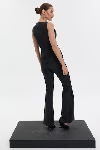 Rebellion Venüs Wool Pants Siyah Beyaz Çizgili
