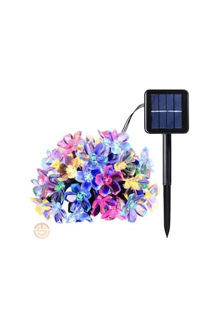 Technosmart 30 Ledli Solar Çiçekli Rgb Bayçe Aydınlatma Dekorasyo Çok Renkli