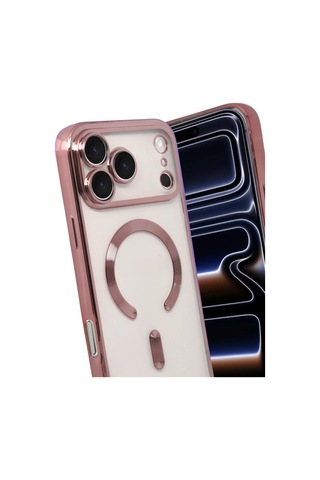Apple Apple iPhone Uyumlu 17 Pro Kross Magneticsafe Kapak - Rose