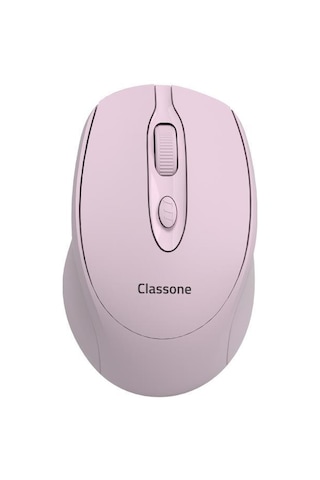 Classone Cbt16 Bluetooth + 2.4 Ghz Şarj Edilebilir Kablosuz Mouse - Pembe Cbt16