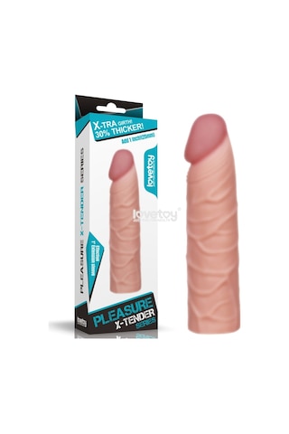 Hızlı Express Lovetoy X-Large 3 Cm Dolgulu Realistik Uzatmalı Penis Kılıfı