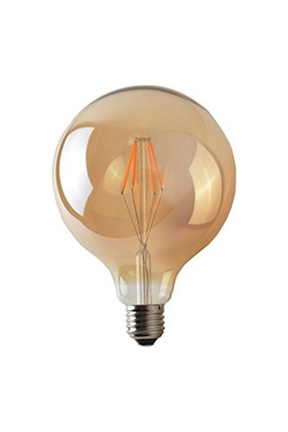 G-125 6 WATT FLAMANLI RUSTİK LED AMPUL BALON TİPİ - 2700K GÜNIŞIĞ