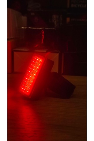 Forte Gt 6319 Bisiklet Ön Işık 250 Lümen Lityum Pilli Usb Şarjlı Yüksek Güçlü Far Kırmızı