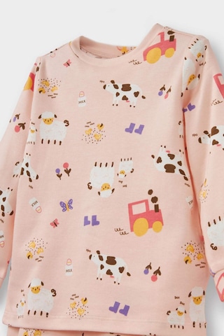 Defacto Kız Bebek 4lü Pijama Takımı Uzun Kollu Üst Uzun Alt F0638a525aupn114 Pembe-pn114