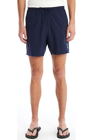 Lcw Swımwear Lacivert Kısa Boy Baskılı Erkek Deniz Şortu