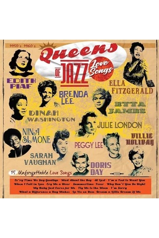 My Yonca Queens Of Jazz - Love Songs Plak Edith Piaf - Dinah Washington - Nina Simone - Sarah Vaughan - Branda Lee - Peggy Lee - Doris Day - Ella Fitzgerald - Etta James - Julie London - Billie Holiday