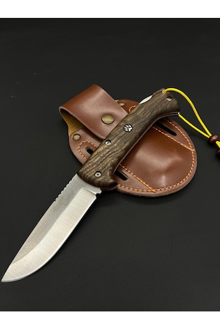 N690 Böhler Çelik Çakı Kahverengi