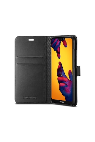 Spigen P20 Lite / Nova 3e İle Uyumlu Kılıf Wallet S Cüzdan