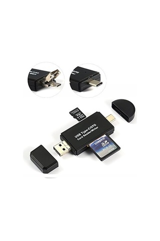 Micro Sd Otg/usb Çoklu Kart Okuyucu Telefon Ve Bilgisayar Uyumlu