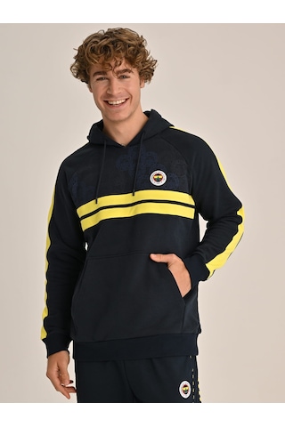 Fenerbahçe Erkek Trıbun Sarı Lacivert Sweat Fb Laci Yeni