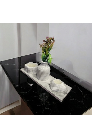 Gmhome Dekoratif Uzun Tabaklı Mum Ve Çiçek Vazosu Ev Dekorasyon Ü