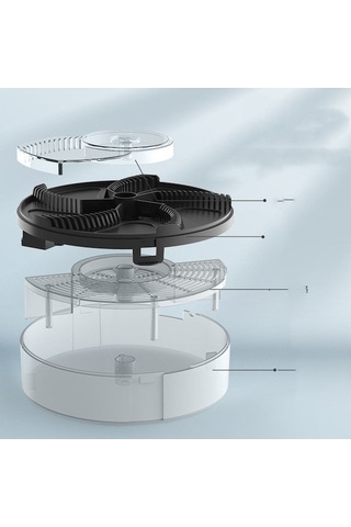 Maiyame Usb Şarjlı Akıllı Otomatik Sinek Tutucu - Siyah Model + Köpek Yemi İçeren Elektrikli Sinek Alıcı