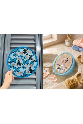 Doğal Handmade Süngerli Sabun, 135 Gr Kollejen