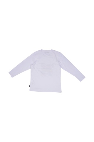 No Fear Erkek Çocuk Uzun Kollu Tshirt Kaykay Baskılı BEYAZ