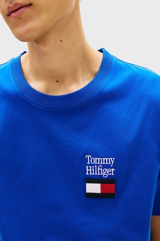 Tommy Hilfiger Erkek T Shirt Mw0mw42367 C7f Mavi