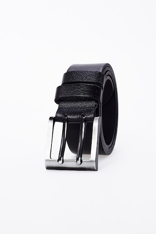 %100 Hakiki Erkek Manda Derisi Çiftdilli Spor Erkek Kot Kemeri 4,5 Cm Siyah