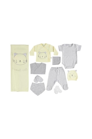 Sweet Cat 63144 10 Parça Nil Yeşili Hastane Çıkışı Sarı