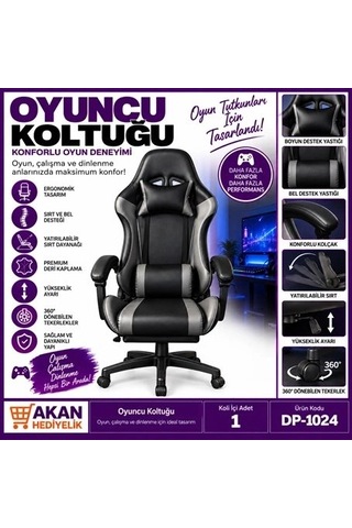 Özel Üretim Ergonomik Konforlu Çalışma Ofis Destekli Oyuncu Koltuğu Gaming Koltuğu Diğer