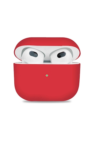 Koodmax - Apple Uyumlu AirPods 3. Nesil Koruyucu Silikon Kılıf - 3. Nesil Bluetooth Kulaklık Koruma Kılıfı 001