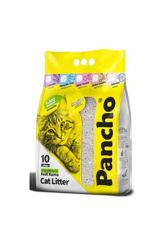 Pancho Aktif Karbonlu Kalın Bentonit Kedi Kumu 10 L Pancho Aktif Karbonlu Kalın Bentonit Kedi Kumu 10 L