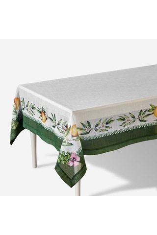 Yeşil Polyester Masa Örtüsü 160x240 Cm