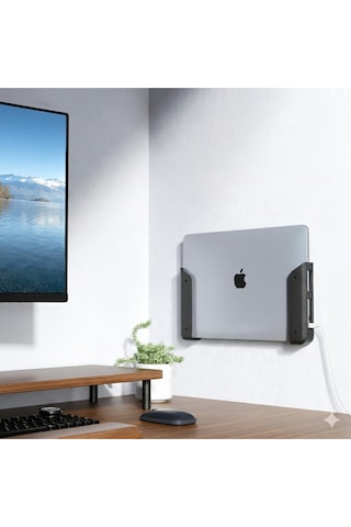 Duvar/masa Altı Yapışkanlı Laptop & Tablet Stand Tutucu 1 Çift
