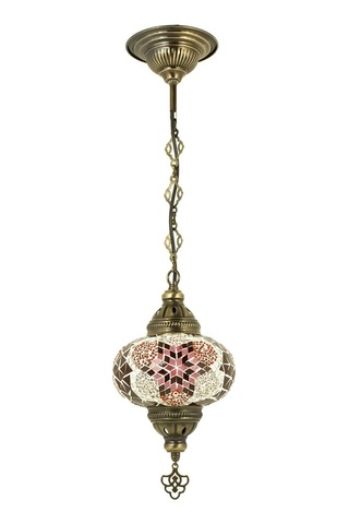 Mozaik Avize Ev Balkon Bahçe Tersa İçin Dekoratif Lamba Renkli