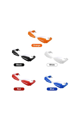 Pazly 2 Adet Motosiklet El Koruyucu - Abs Malzeme, Drl Işıklı, 5 Renk Seçeneği, Güvenli Sürüş İçin Uygun