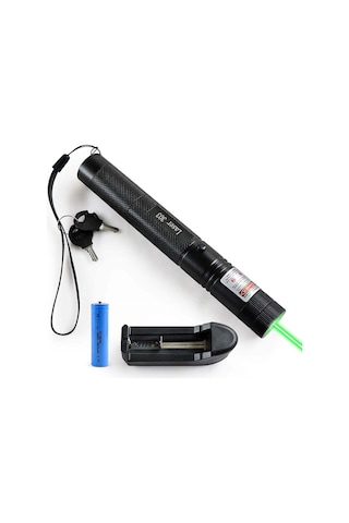 Jasper V-009 Pro Series Yeşil Lazer Pointer Şarjlı Pilli 1000mw