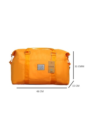 Fossil Sarı Mikro Kumaş Su Geçirmez Seyahat, Spor El Valizi-2006 Sarı