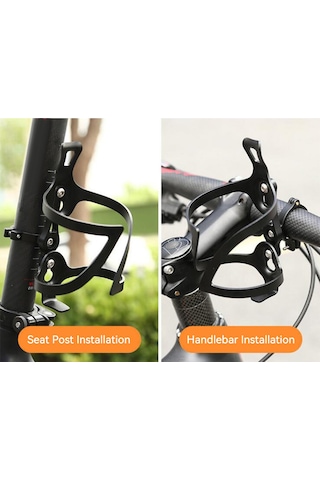 Fosenze Alüminyum Bisiklet Su Şişesi Tutucu Adaptörü - Ayarlanabilir, Sağlam Tutuş, Tek Vida İle Montaj, Kırmızı