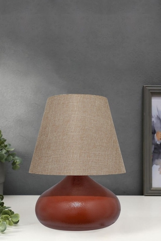 Motif Abajur Kahverengi