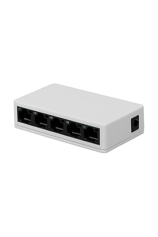Apera Nr3 5 Port Led Işıklı Switch 100mbps Ethernet İnternet Dağıtıcı Ağ Hub Ev Ofis İçin