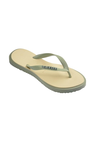 Havaianas Krem - Yeşil Kadın Plaj Terliği Top Poınt Fusıon-14559