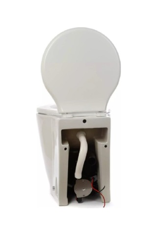 Tekne Ve Karavan Tuvaleti. Albin Elektrikli Desing Tuvalet. 12v