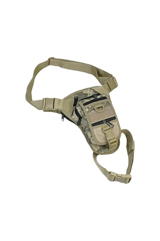 Unisex Tactical Özel Bölmeli Bel ve Bacak Çantası Siyah