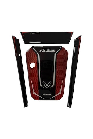 Honda Adv 350 2023-2025 Uyumlu Deeb Tank Pad Set Kırmızı