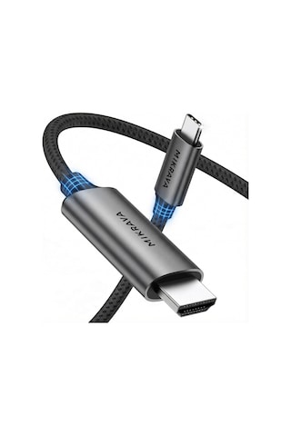 Usb C Hdmı Kablo 4k 60hz,2k 120hz,1080p 165hz Hdr Hdcp Type C To Hdmı 2.0 , 15/16/17 Pro, Macbook İpad Pro/air, S25 İle Uyumlu 2 Metre