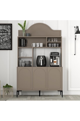 Lyon Kahve Köşesi 120cm - Atlas / Siyah