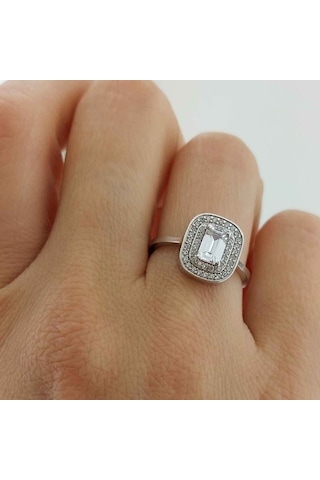 Altınbeyı Baget Taşlı Altın Yüzük 14 Ayar 2.31 Gram Abyyzk0145