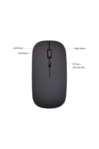 Apera GN-51 Kablosuz Flat Bluetooth Optik Mouse