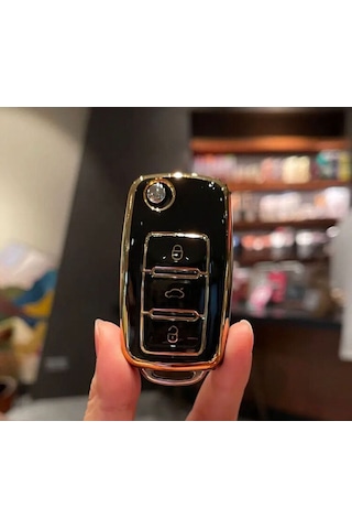 Vw Tiguan Jetta Golf Uyumlu 5 Golf Uyumlu 6 Scirocco Polo Uyumlu Caddy Uyumlu Anahtar Kılıf