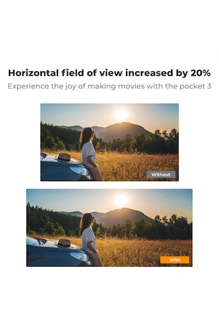 K&f Concept Magnetic 1.2x Anamorfik Lens Djı Osmo Pocket 3 Comb