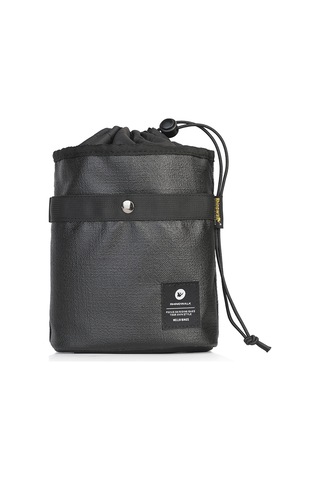 Rhınowalk Rk24932 Bisiklet Ön Tüp Çantası Çok Fonksiyonlu Polyester Bisiklet Çantası Omuz Çantası Saklama Kılıfı - Siyah